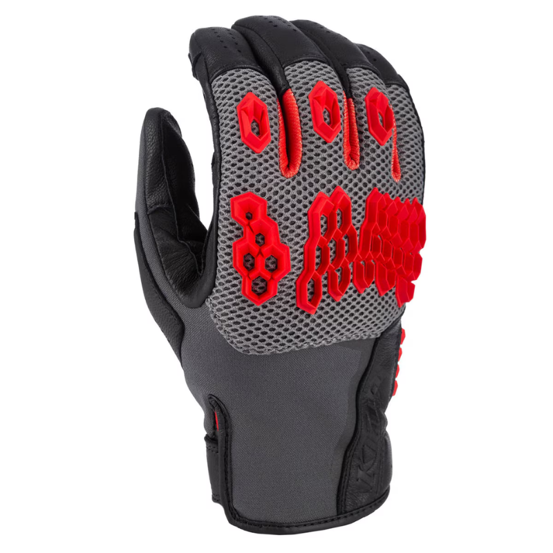 GUANTES DE MOTO KLIM BAJA S4 BLACK FIERY RED