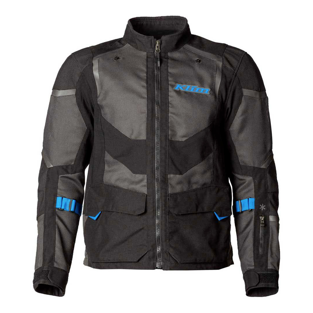 CHAQUETA DE MOTO BAJA S4 BLACK KINETIK BLUE