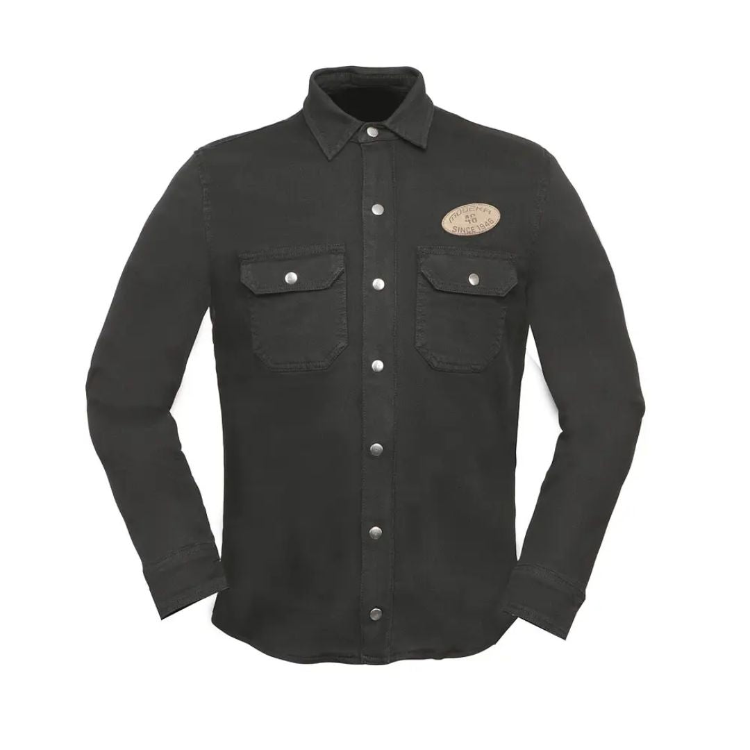 CHAQUETA DE MOTO URBANA MODEKA OLIWER NEGRA