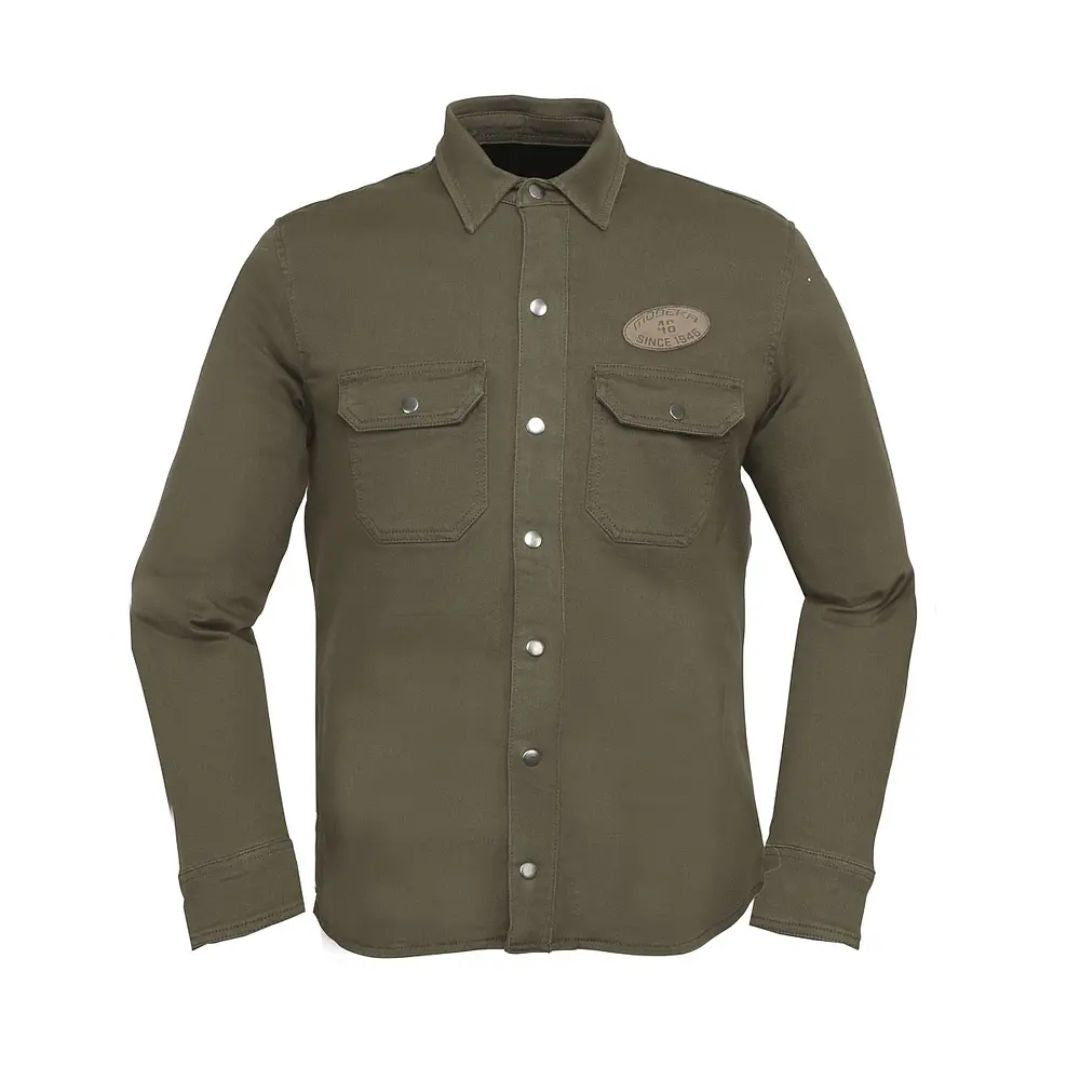 CHAQUETA DE MOTO URBANA MODEKA OLIWER OLIVE