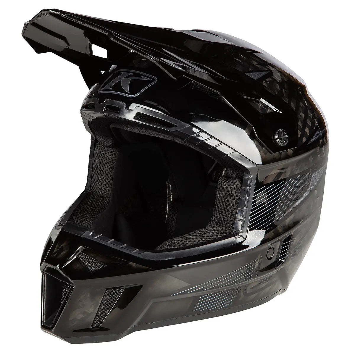 KLIM MOTORCYCLE HELMET | F3 CARBON PRO OFF-ROAD STRIKER PETROL ORANGE