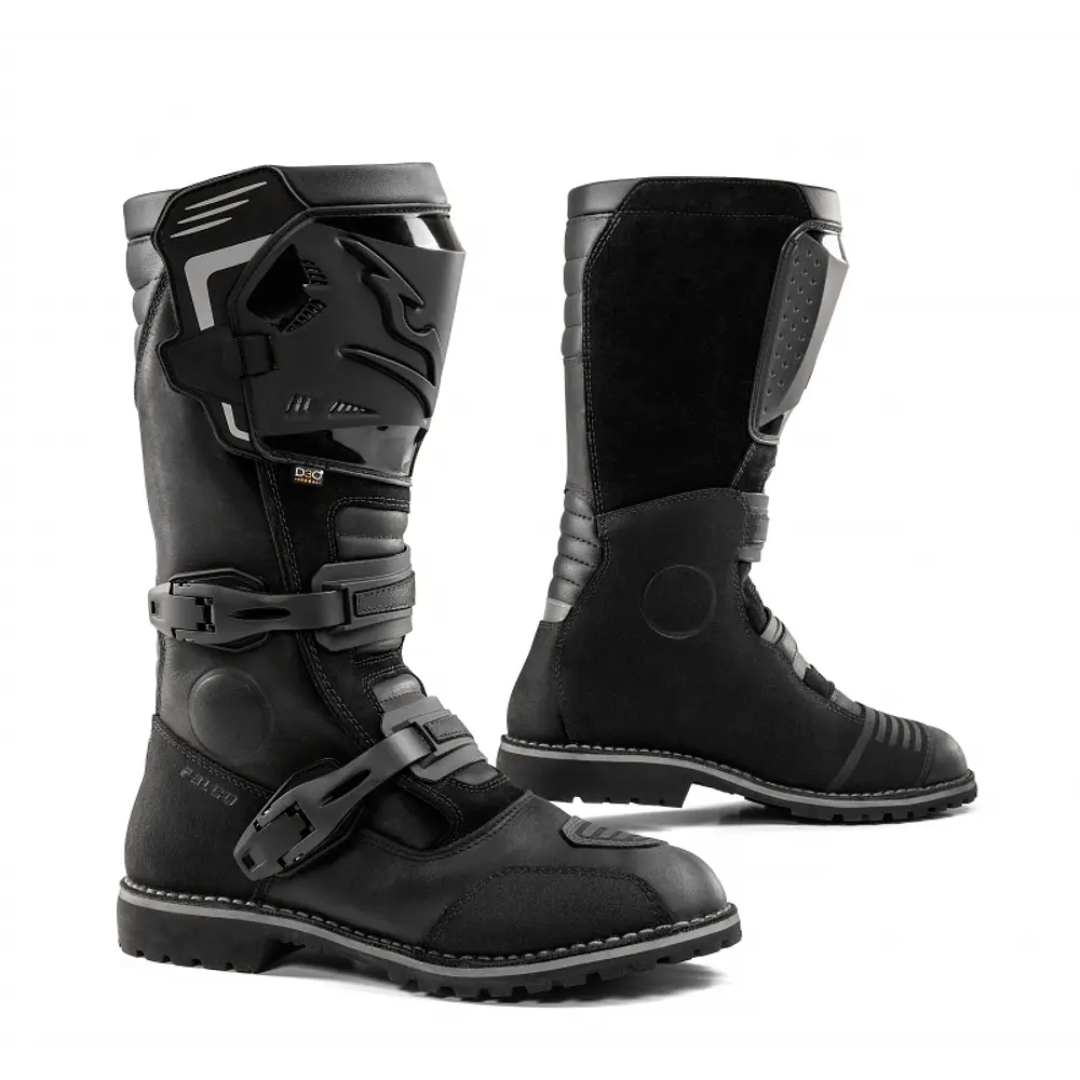 BOTAS DE MOTO ADV FALCO DURANT NEGRA