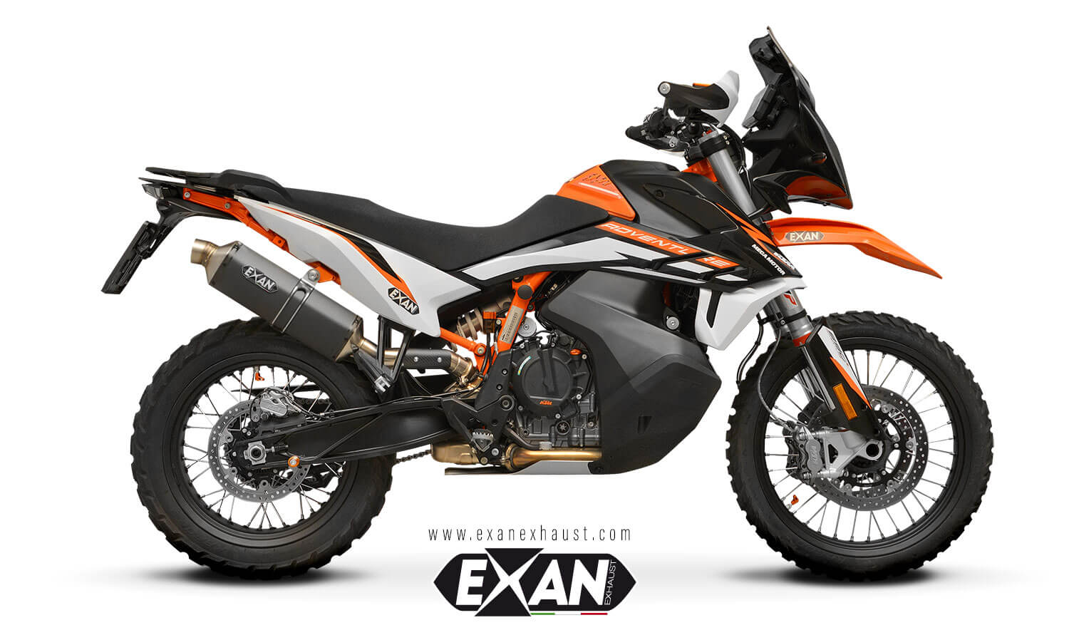 ESCAPE EXAN X-RALLY - BLACK STAINLESS STEEL - KTM 790 ADV (2023-24)
