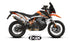 ESCAPE EXAN X-RALLY - BLACK STAINLESS STEEL - KTM 790 ADV (2023-24)