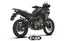 ESCAPE EXAN X-RALLY - BLACK STAINLESS STEEL - CF MOTO 450MT (2024)
