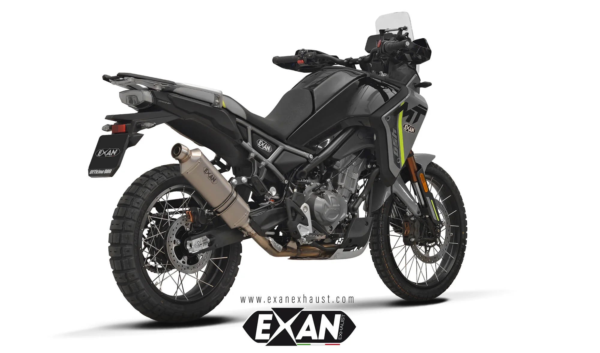 ESCAPE EXAN X-RALLY - TITANIUM - CF MOTO 450MT (2024)