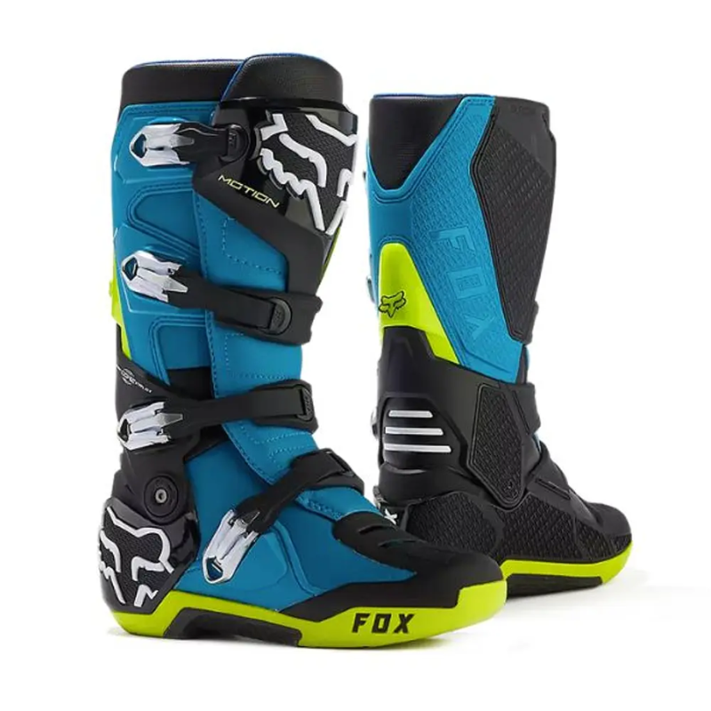 BOTAS DE MOTO FOX MOTION CELESTE