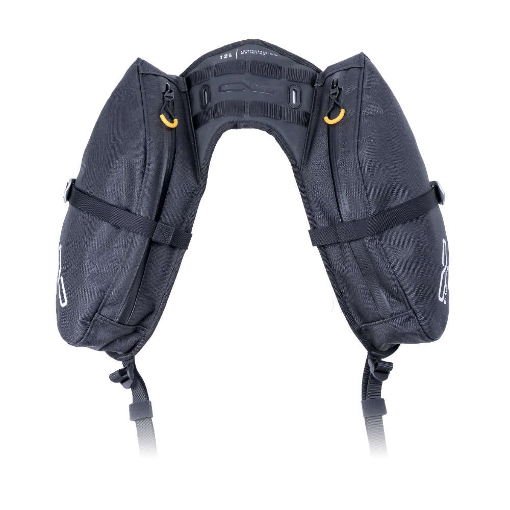 ALFORJA TRASERA PARA MOTO MOJAVI SADDLEBAG ZIP 12L GIANT LOOP NEGRO