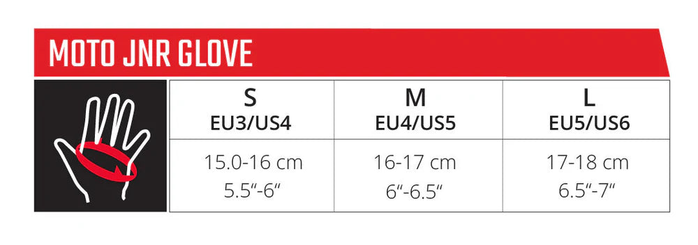 GUANTES DE MOTO PARA NIÑOS LEATT 1.5 MINI/JR ROJOS