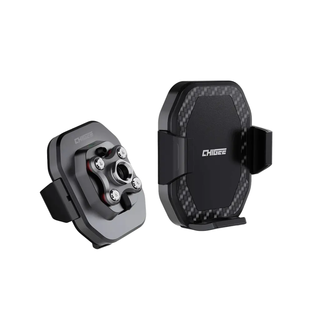 SOPORTE DE CELULAR PARA MOTO CON CARGA INALÁMBRICA CHIGEE