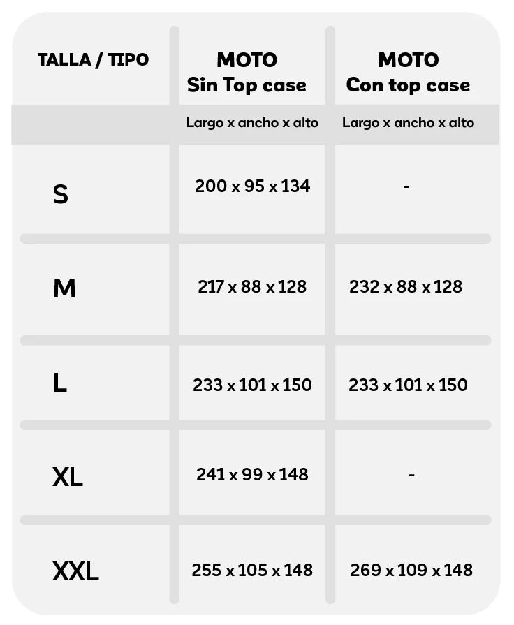 FUNDA PARA MOTO WAGEN COVERS IMPERMEABLE DELUXE