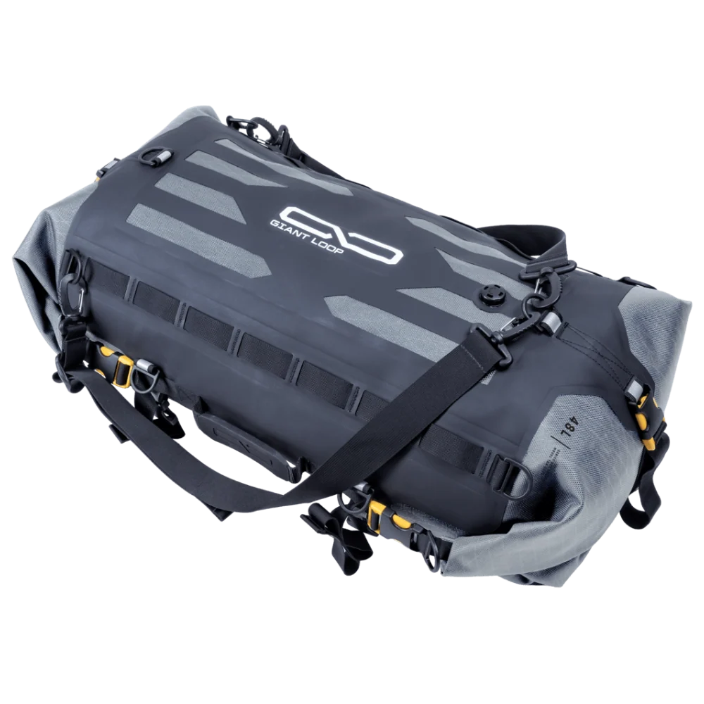 BOLSO TRASERO IMPERMEABLE PARA MOTO TILLAMOOK DRY BAG 48L GIANT LOOP GRIS