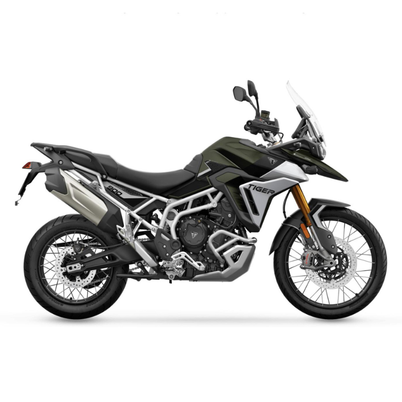 TRIUMPH NEW TIGER 900 RALLY PRO MATT KHAKI GREEN