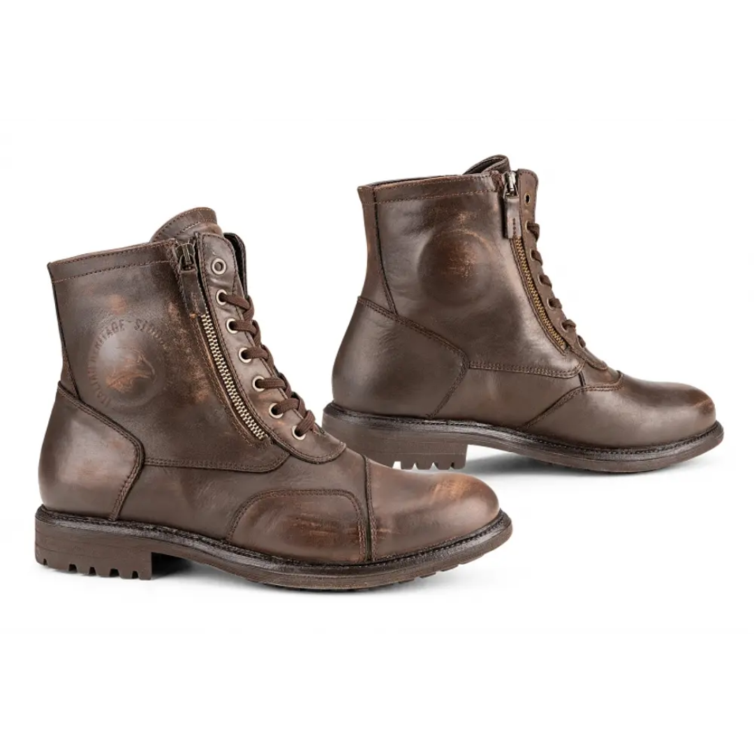 ZAPATO DE MOTO FALCO AVIATOR CAFÉ