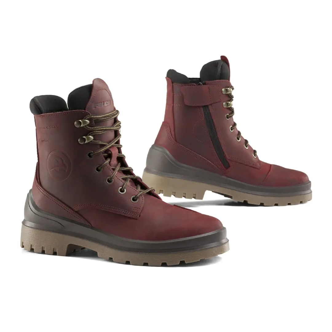 ZAPATO DE MOTO MUJER VIKY BORGOÑA