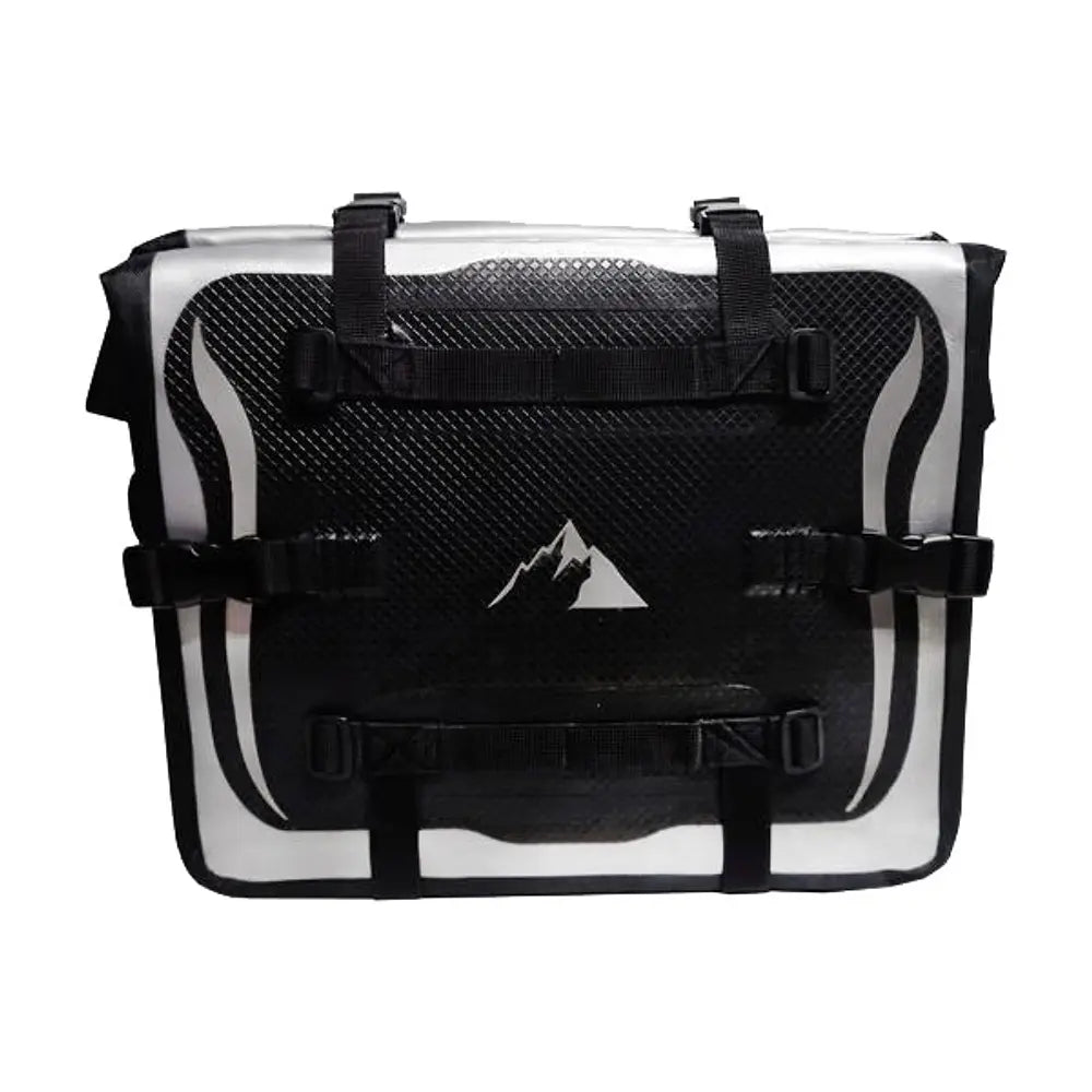 ADVENTURE BAG ALFORJAS LATERALES SEMIRRÍGIDAS 32 LTS GRIS / NEGRO