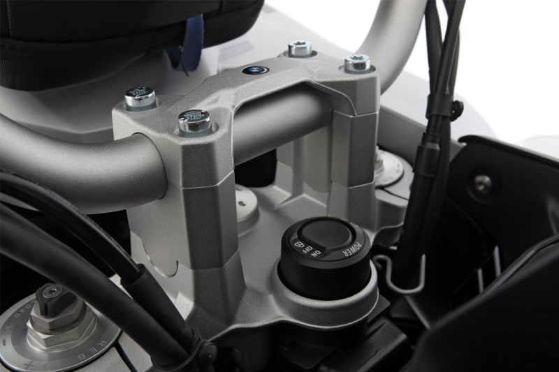 ALZA MANUBRIO ERGO PRO 40 MM WUNDERLICH + KIT DE TORNILLOS PARA NAVEGADOR COMPATIBLE CON BMW F 850 GS Y F 900 GS