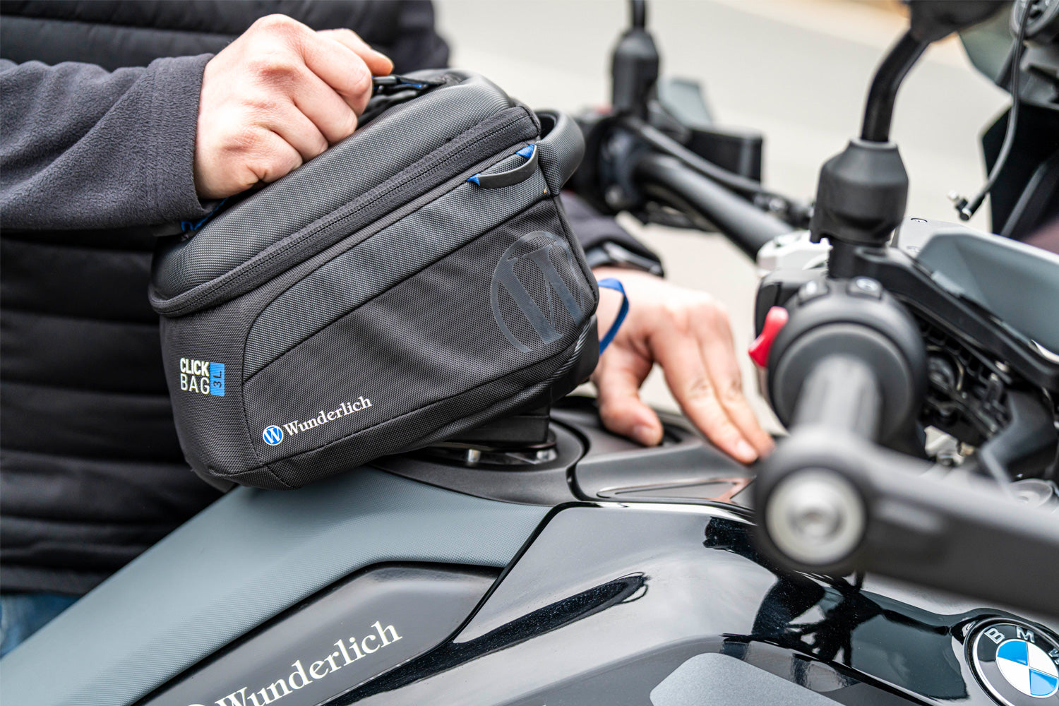 ANCLAJE PARA BOLSO ESTANQUE CLICK BAG WUNDERLICH PARA BMW R 1300 GS / ADV