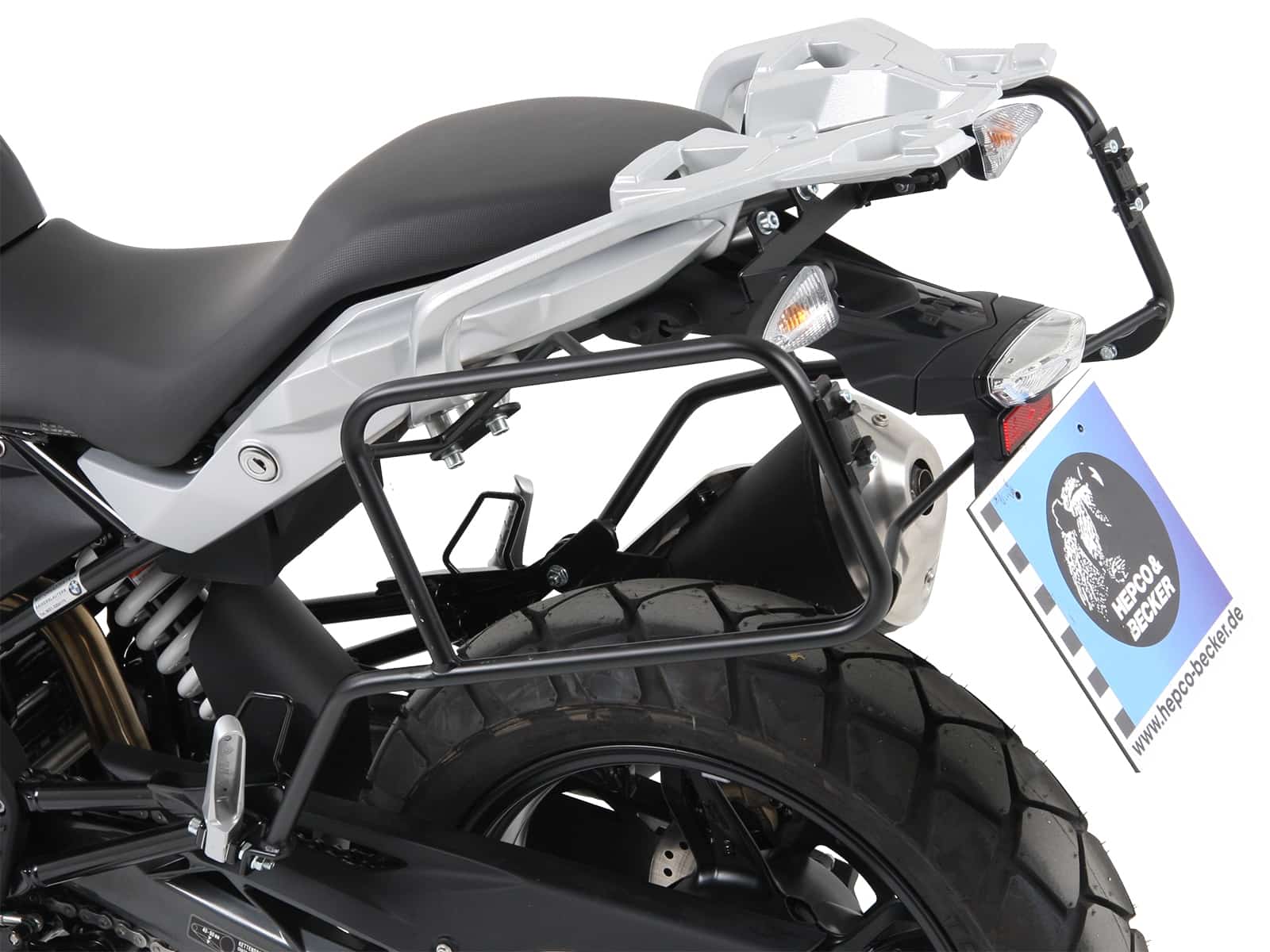 ANCLAJE MALETAS LATERALES PARA BMW G310GS (2017-2019) NEGRO HEPCO & BECKER