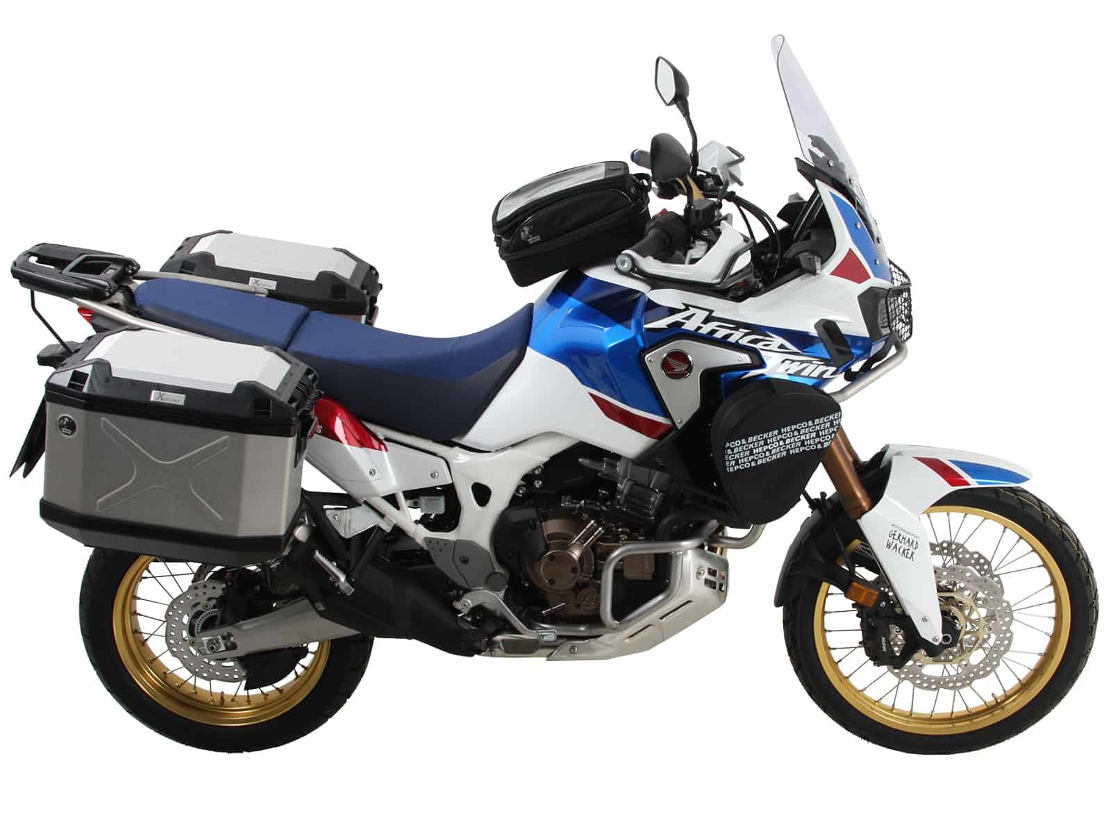 ANCLAJE MALETAS LATERALES PARA HONDA CRF1000L AFRICA TWIN ADVENTURE SPORTS (2018-2019) NEGRO HEPCO & BECKER