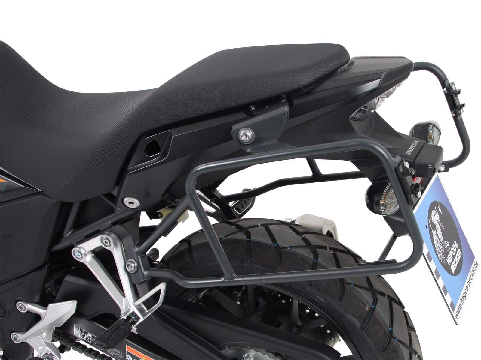 ANCLAJE MALETAS LATERALES PARA HONDA CB 500 X (2019-2023) ANTHRACITE HEPCO & BECKER