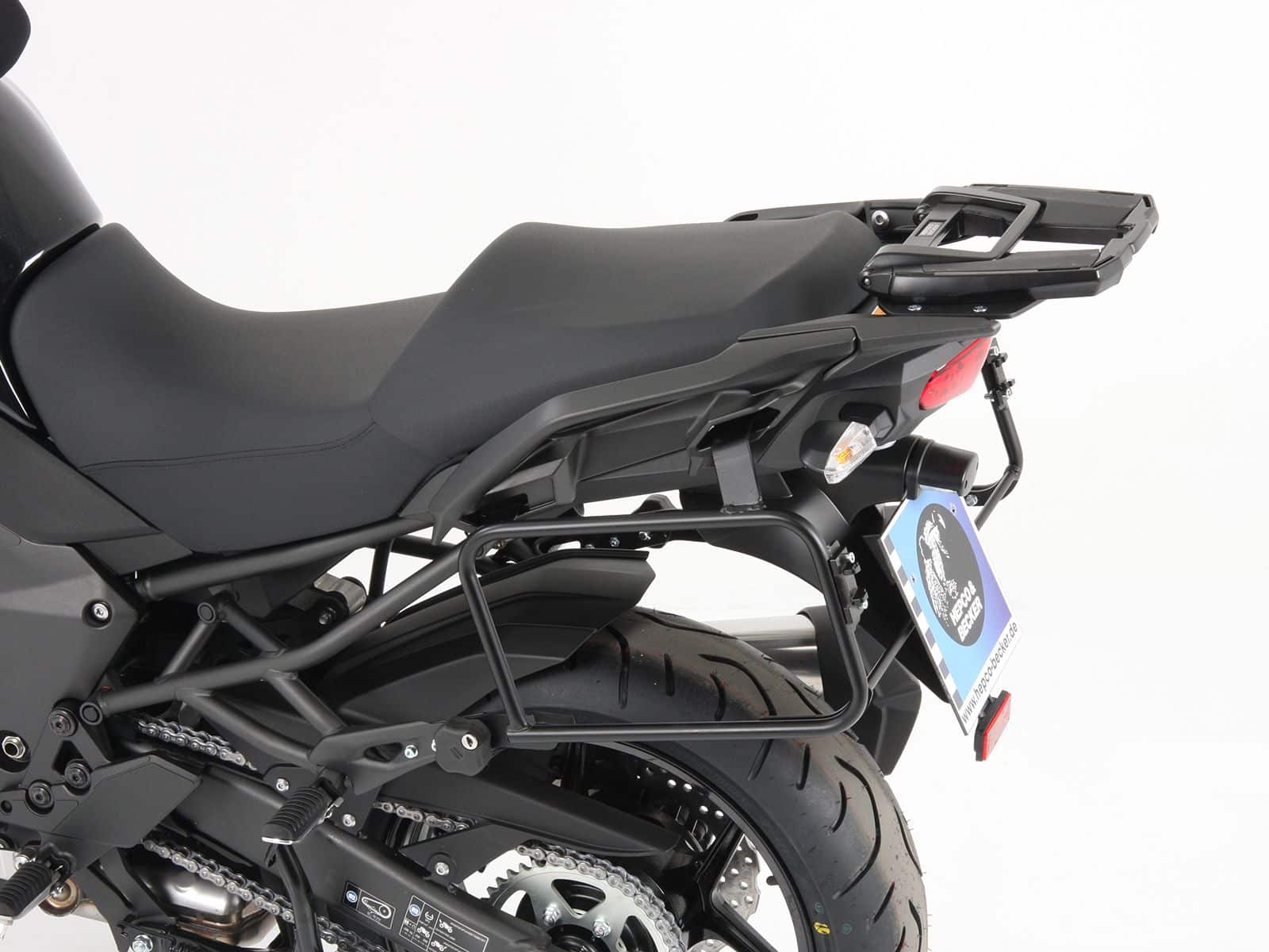 ANCLAJE MALETAS LATERALES PARA KAWASAKI VERSYS 1000 (2015-2018) NEGRO HEPCO & BECKER