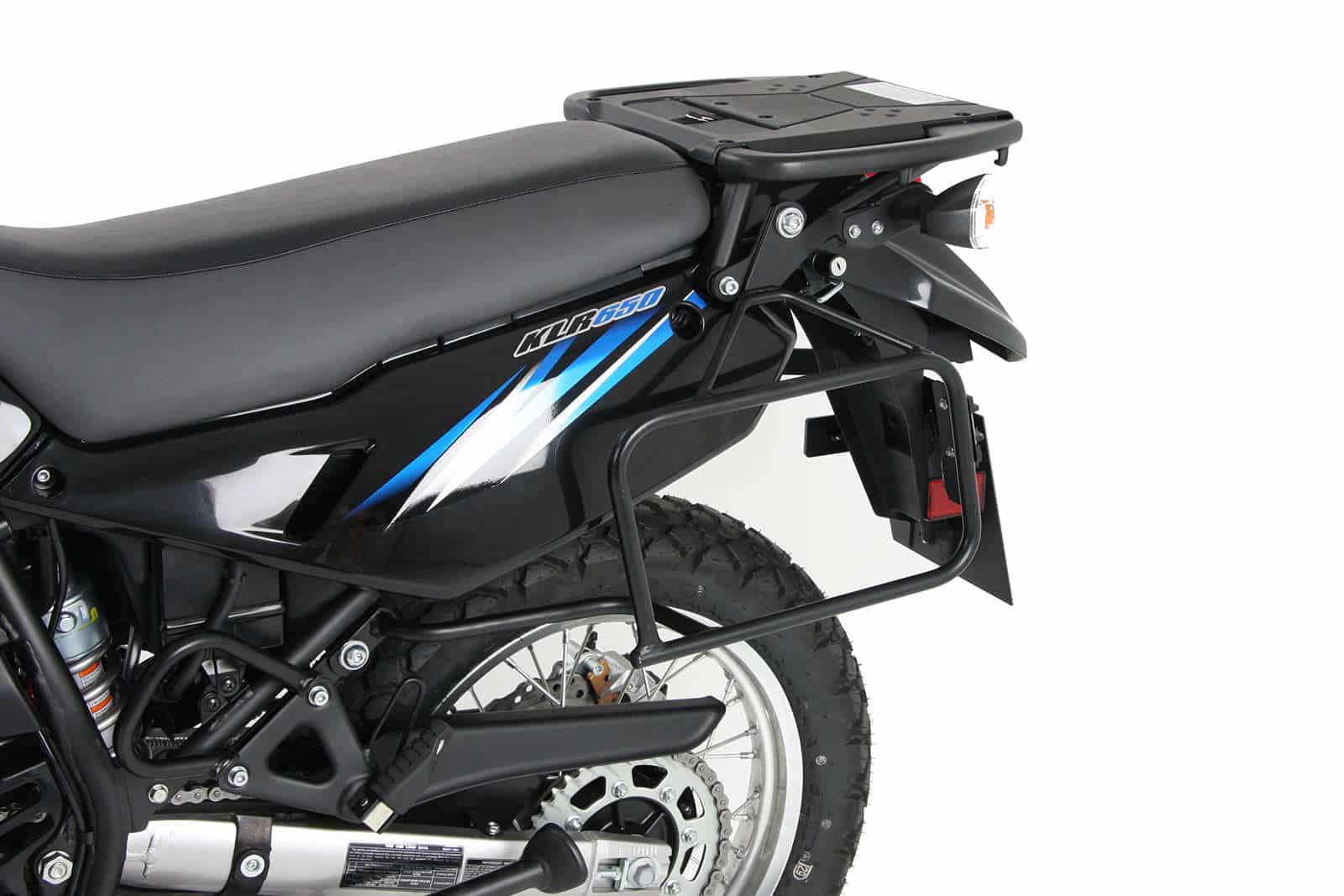 ANCLAJE MALETAS LATERALES PARA KAWASAKI KLR 650 EXPORT-MODELL (2008-2018) NEGRO HEPCO & BECKER