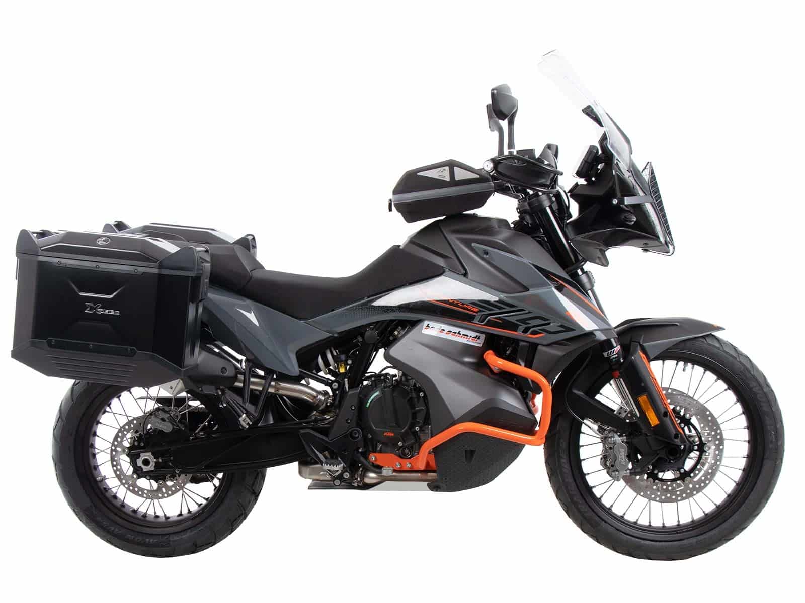 ANCLAJE MALETAS LATERALES KTM 890 ADVENTURE / R / RALLY (2021-2022) NEGRO HEPCO & BECKER