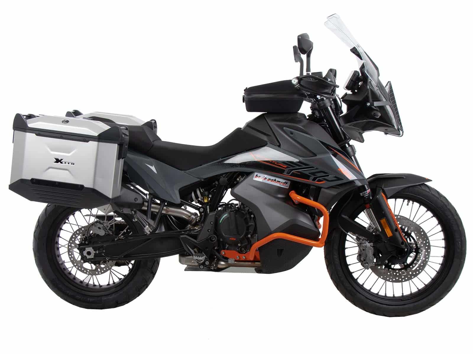 ANCLAJE MALETAS LATERALES KTM 890 ADVENTURE / R / RALLY (2021-2022) NEGRO HEPCO & BECKER