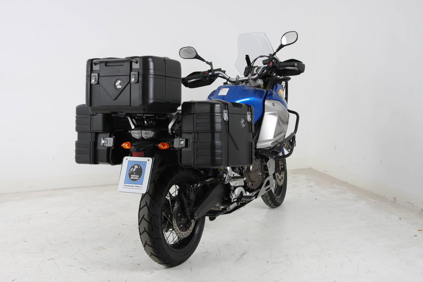 ANCLAJE MALETAS LATERALES PARA YAMAHA XT 1200 Z / ZE SUPER TENERE (2014-2020) NEGRO HEPCO & BECKER