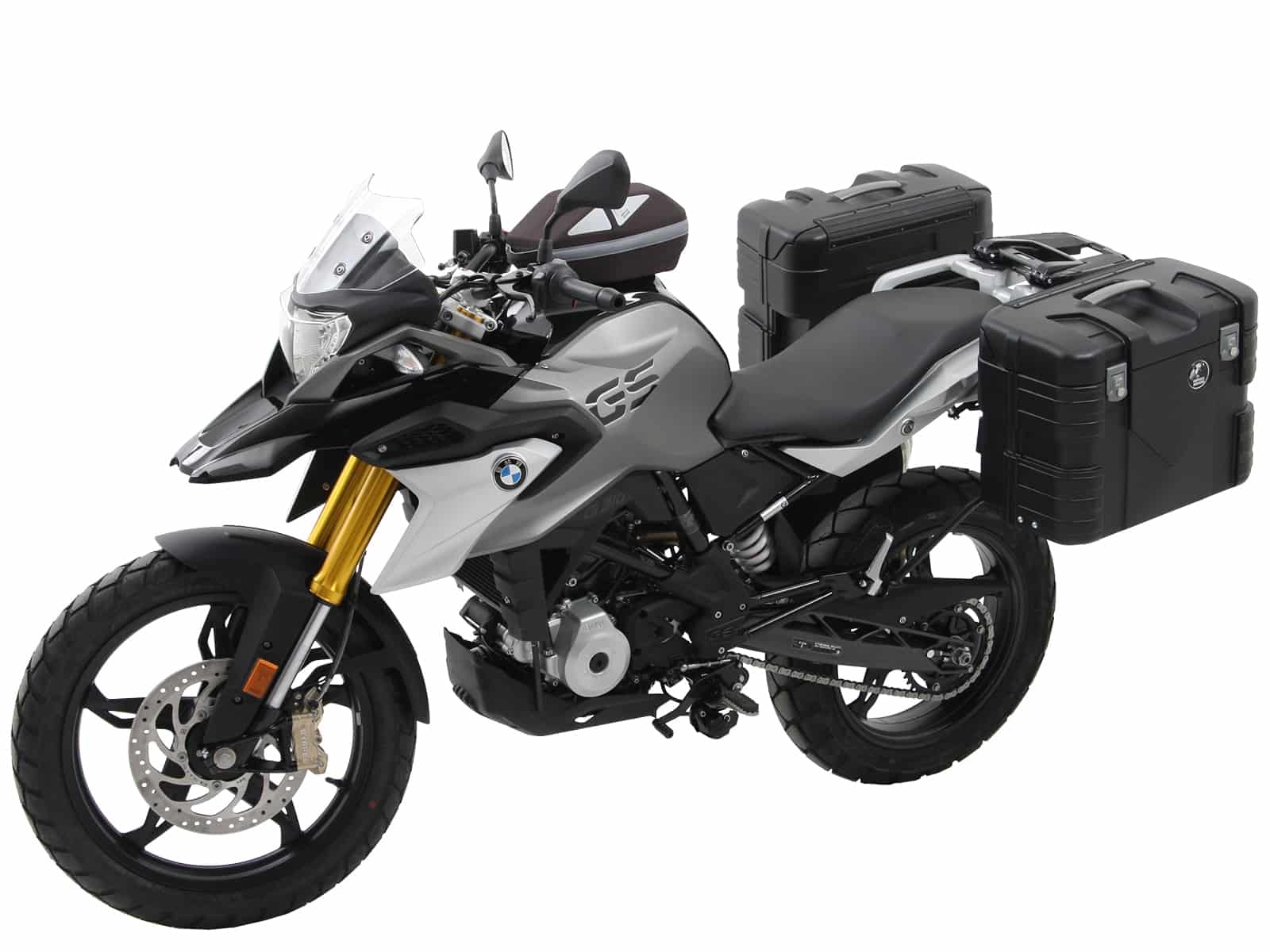 ANCLAJE MALETAS LATERALES PARA BMW G310GS (2017-2019) NEGRO HEPCO & BECKER