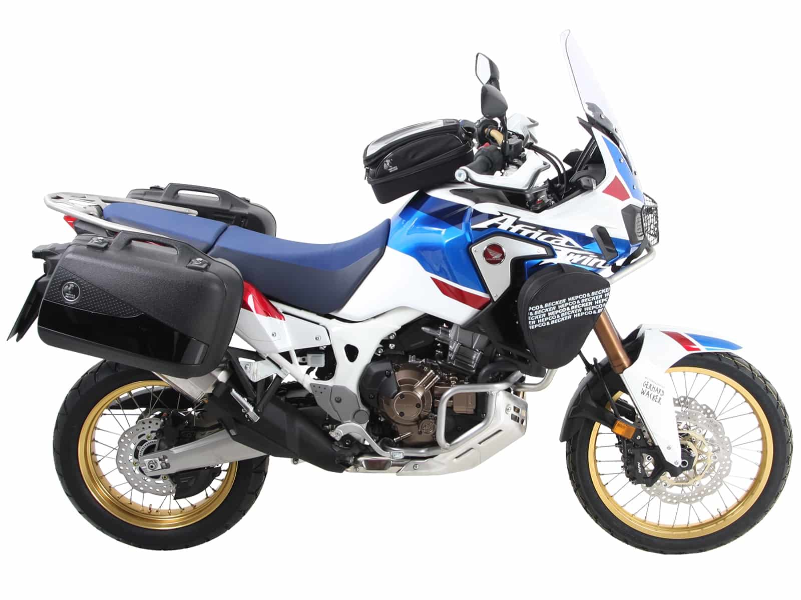 ANCLAJE MALETAS LATERALES PARA HONDA CRF1000L AFRICA TWIN ADVENTURE SPORTS (2018-2019) NEGRO HEPCO & BECKER