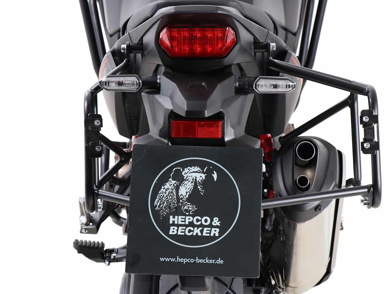 ANCLAJE MALETAS LATERALES PARA HONDA CRF 1100 L AFRICA TWIN (2019-2021) NEGRO HEPCO & BECKER