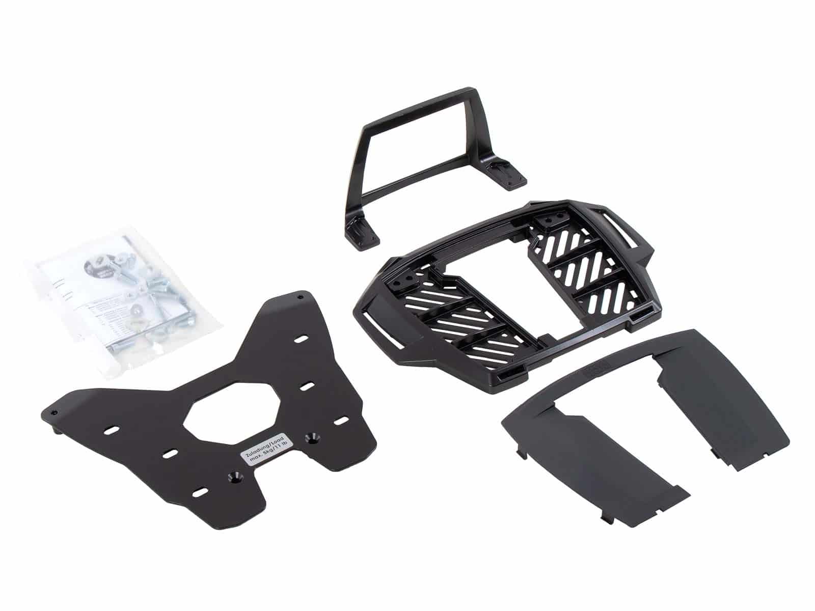 SOPORTE TOPCASE PARA BMW R1250GS (2018-2023) NEGRO HEPCO & BECKER