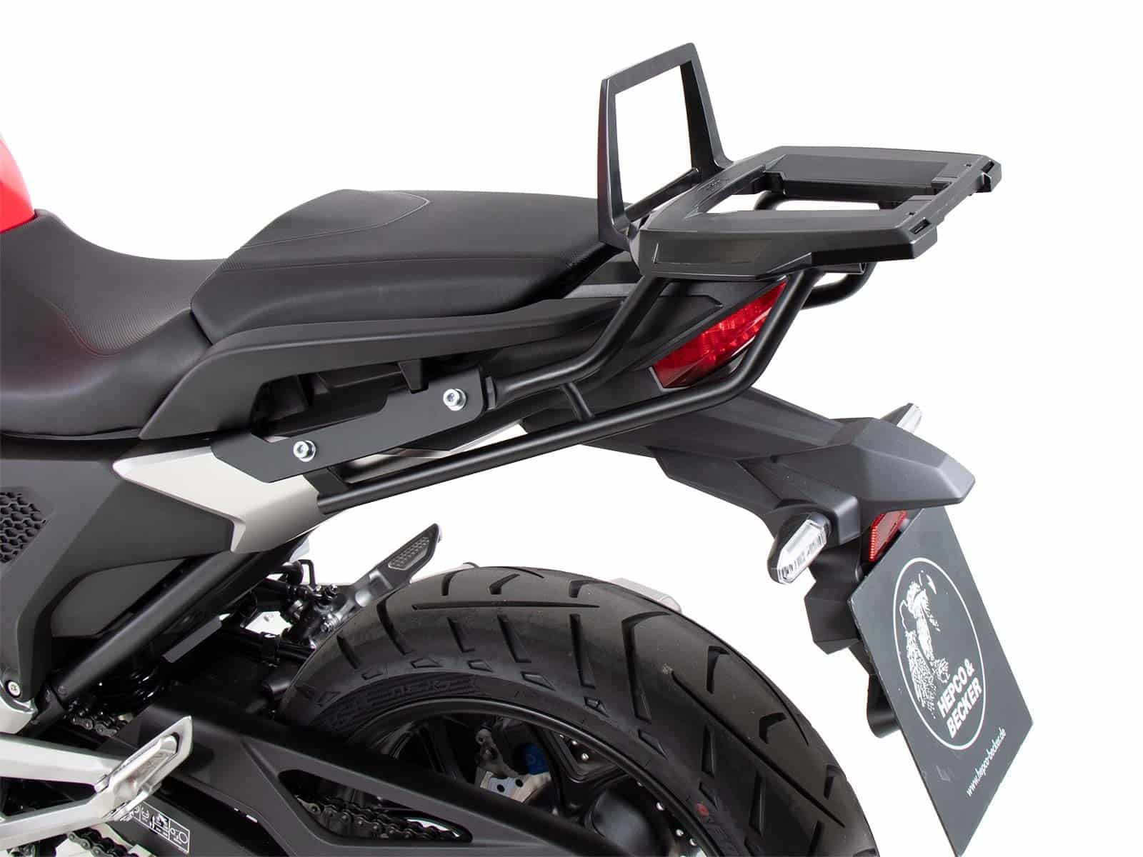 SOPORTE TOPCASE PARA HONDA NC 750 X / DCT (2021-) NEGRO HEPCO & BECKER