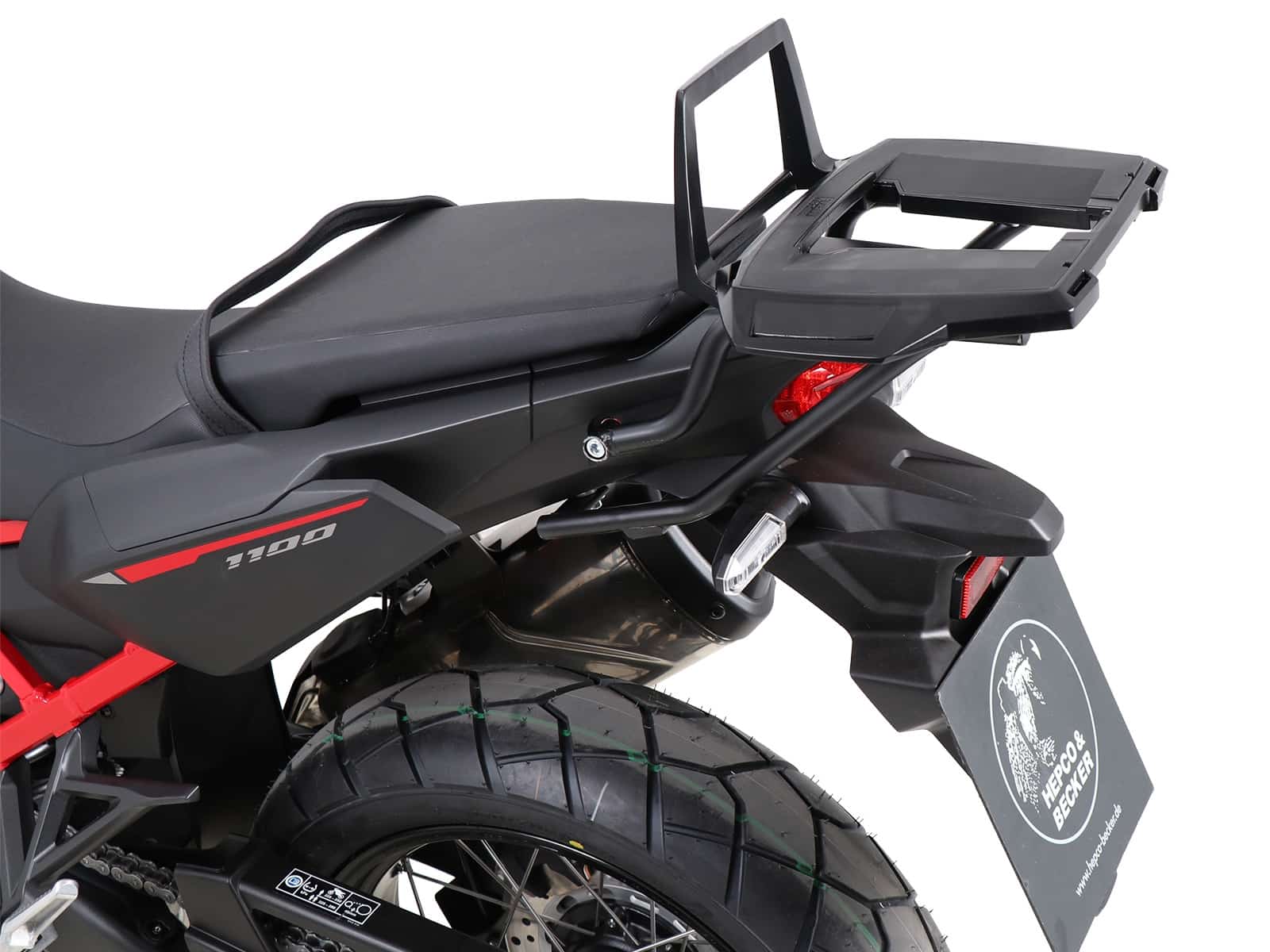 SOPORTE TOPCASE PARA HONDA CRF 1100 L AFRICA TWIN (2019-2021) NEGRO HEPCO & BECKER