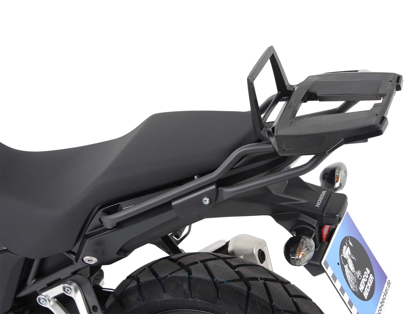 SOPORTE TOPCASE PARA HONDA CB 500 X (2019-2023) ANTHRACITE/ BLACKHEPCO & BECKER