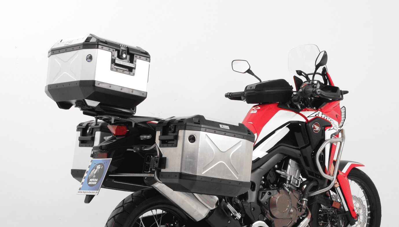 SOPORTE TOPCASE PARA HONDA CRF 1000 Africa Twin (2016-2017) NEGRO HEPCO & BECKER