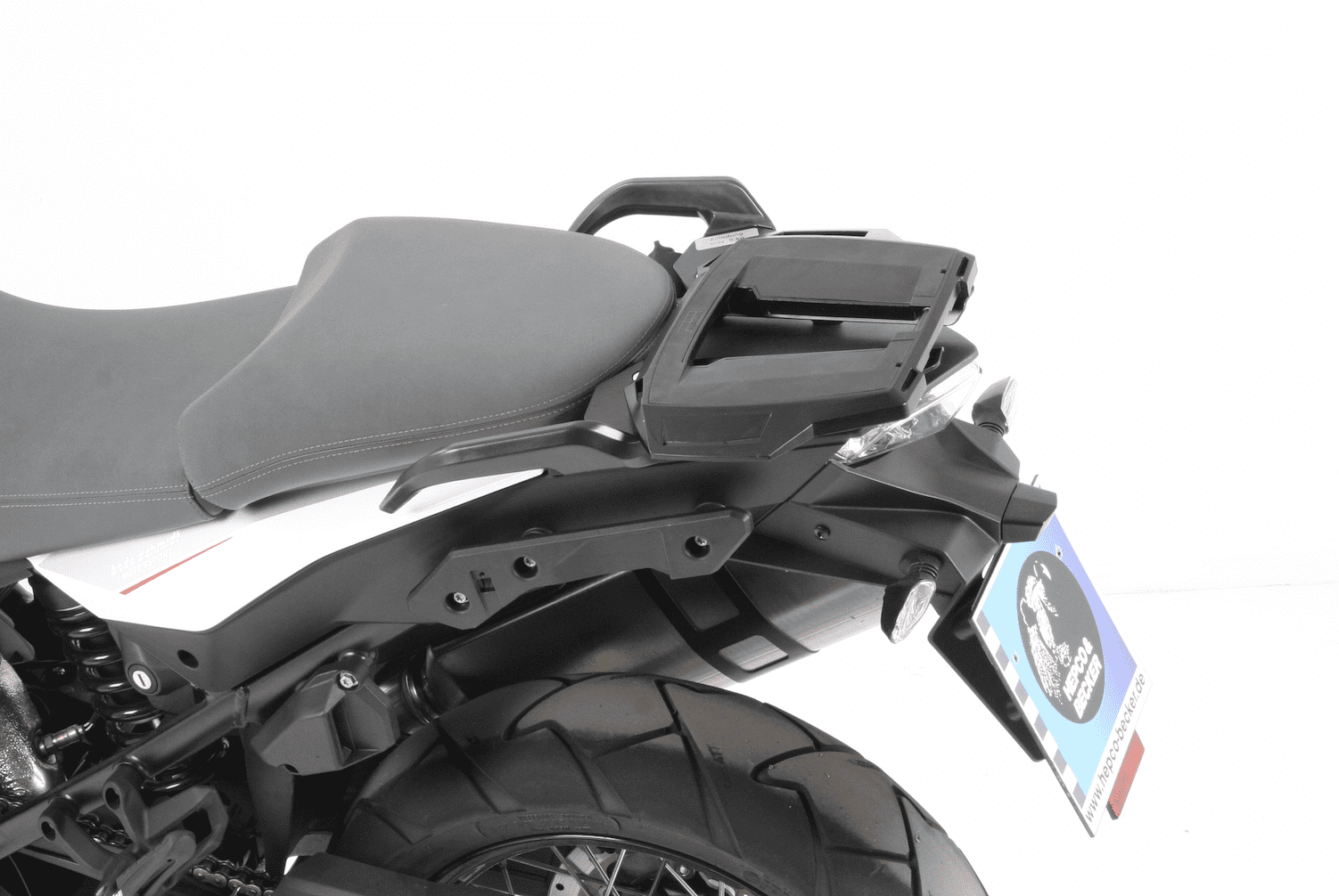 SOPORTE TOPCASE PARA KTM 1290 SUPER ADVENTURE (2015-2020) NEGRO HEPCO & BECKER