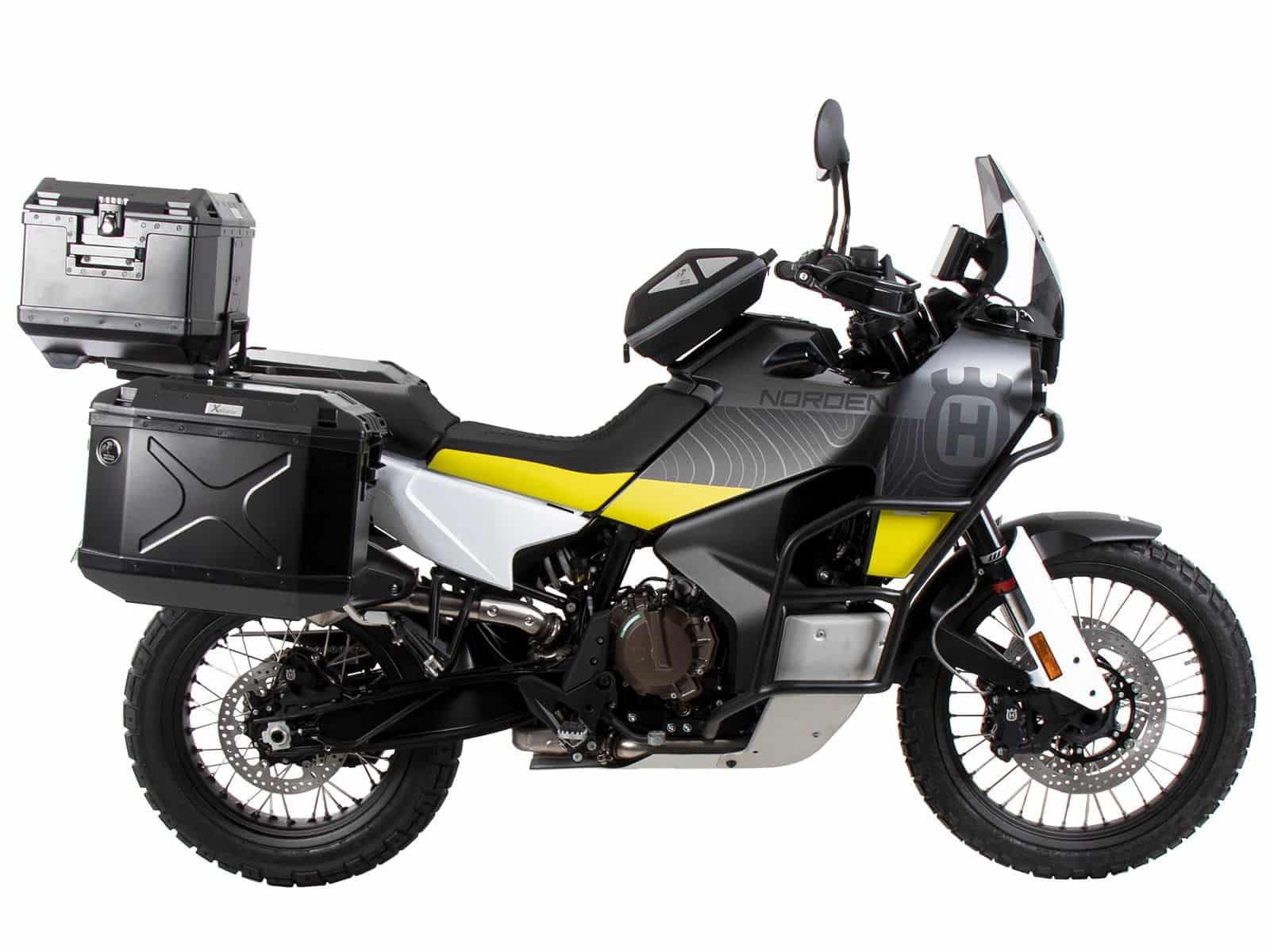 SOPORTE TOPCASE PARA HUSQVARNA 901 / EXPEDITION 2022> NEGRO HEPCO & BECKER