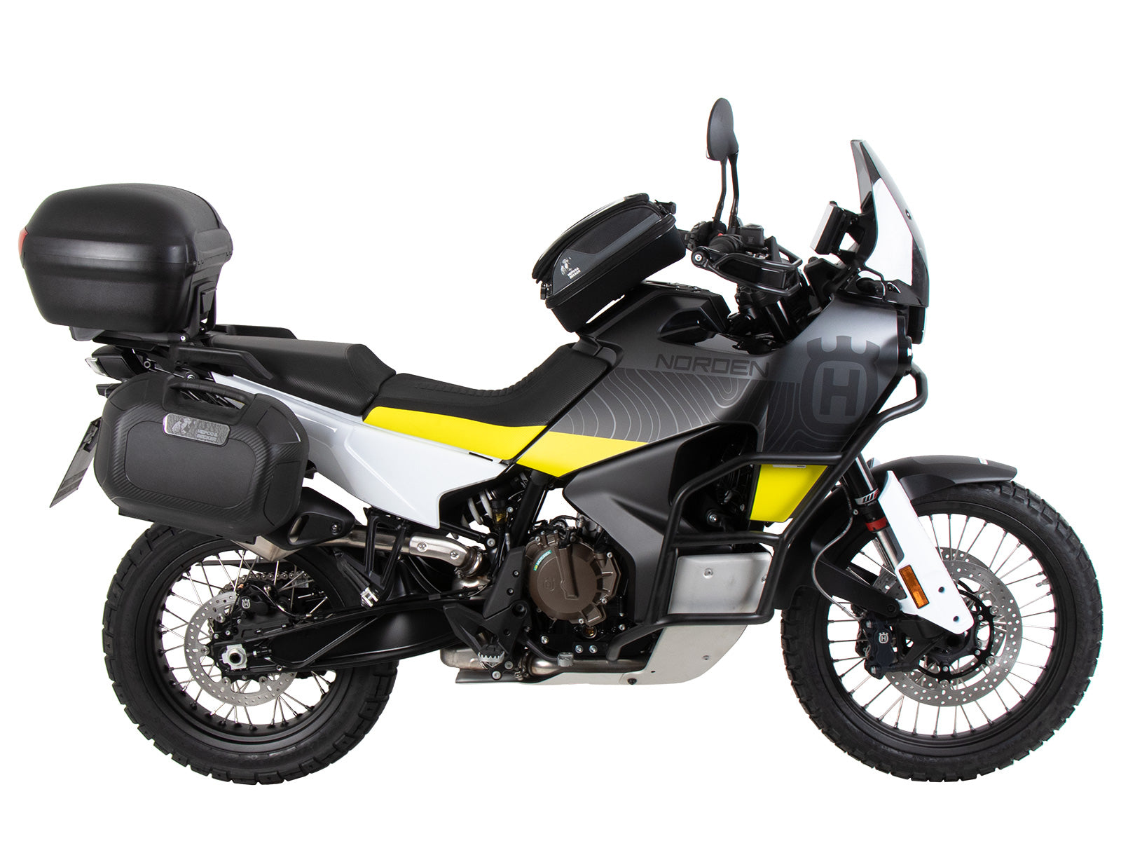 SOPORTE TOPCASE PARA HUSQVARNA 901 / EXPEDITION 2022> NEGRO HEPCO & BECKER