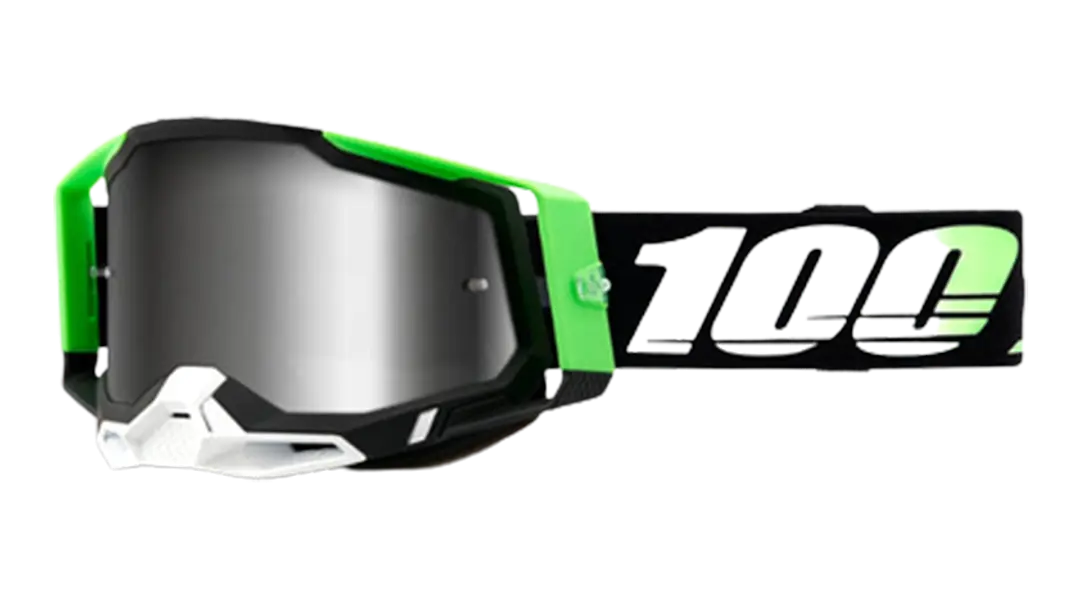 ANTIPARRAS DE MOTO 100% RACECRAFT 2 BLACK / GREEN