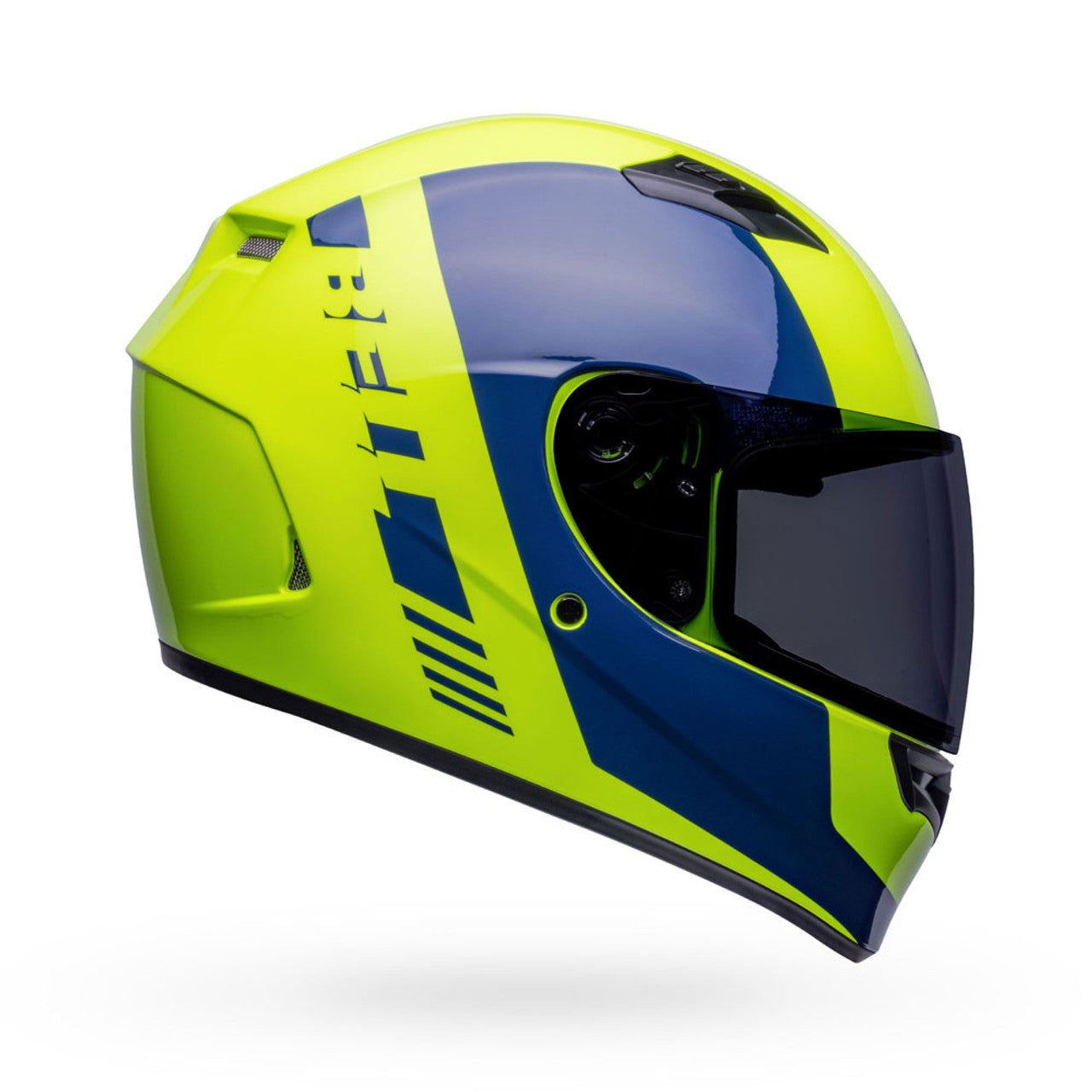 CASCO DE MOTO BELL QUALIFIER TURNPIKE HI-VIS/ NAVY YELLOW