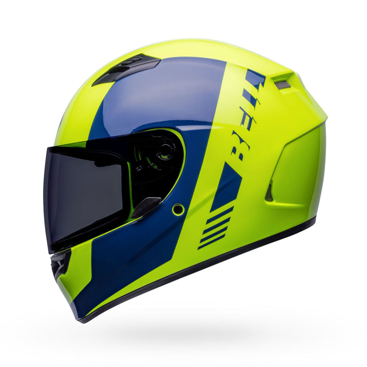 CASCO DE MOTO BELL QUALIFIER TURNPIKE HI-VIS/ NAVY YELLOW