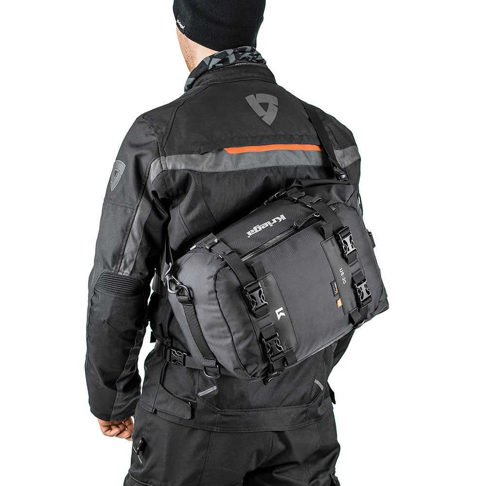 BOLSO IMPERMEABLE PARA MOTO 20L KRIEGA US-20 DRYPACK