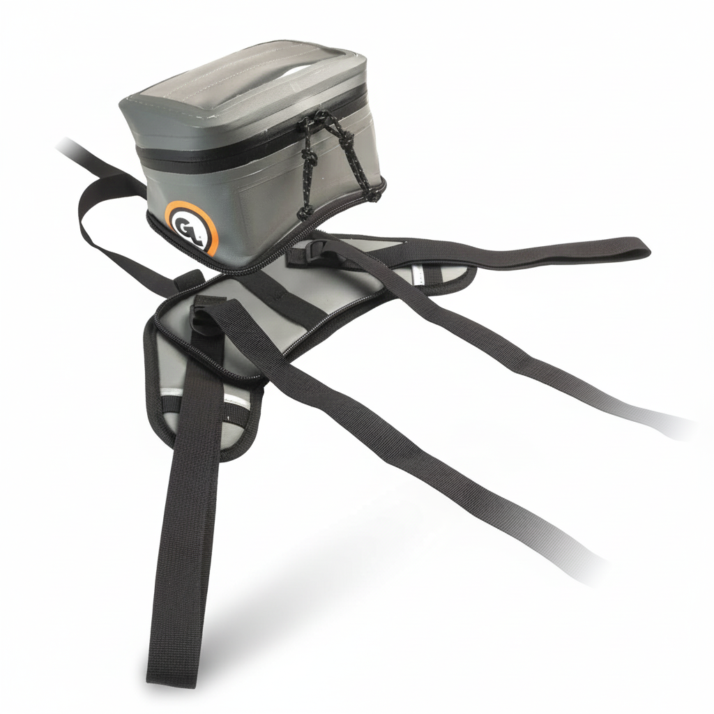 BOLSO DE ESTANQUE PARA MOTO GIANT LOOP BUCKIN' ROLL TANK BAG GRIS