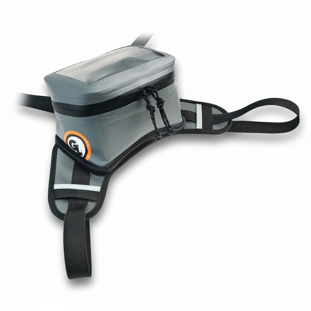 BOLSO DE ESTANQUE PARA MOTO GIANT LOOP BUCKIN' ROLL TANK BAG GRIS