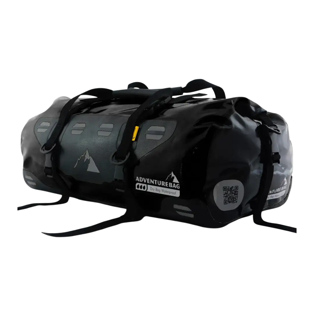 BOLSO PARA MOTO IMPERMEABLE ADVENTURE BAG 50 LT NEGRO