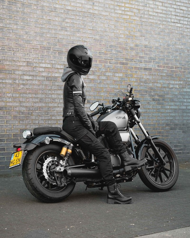 BOTAS DE MOTO PARA MUJER FALCO | MISTY BLACK