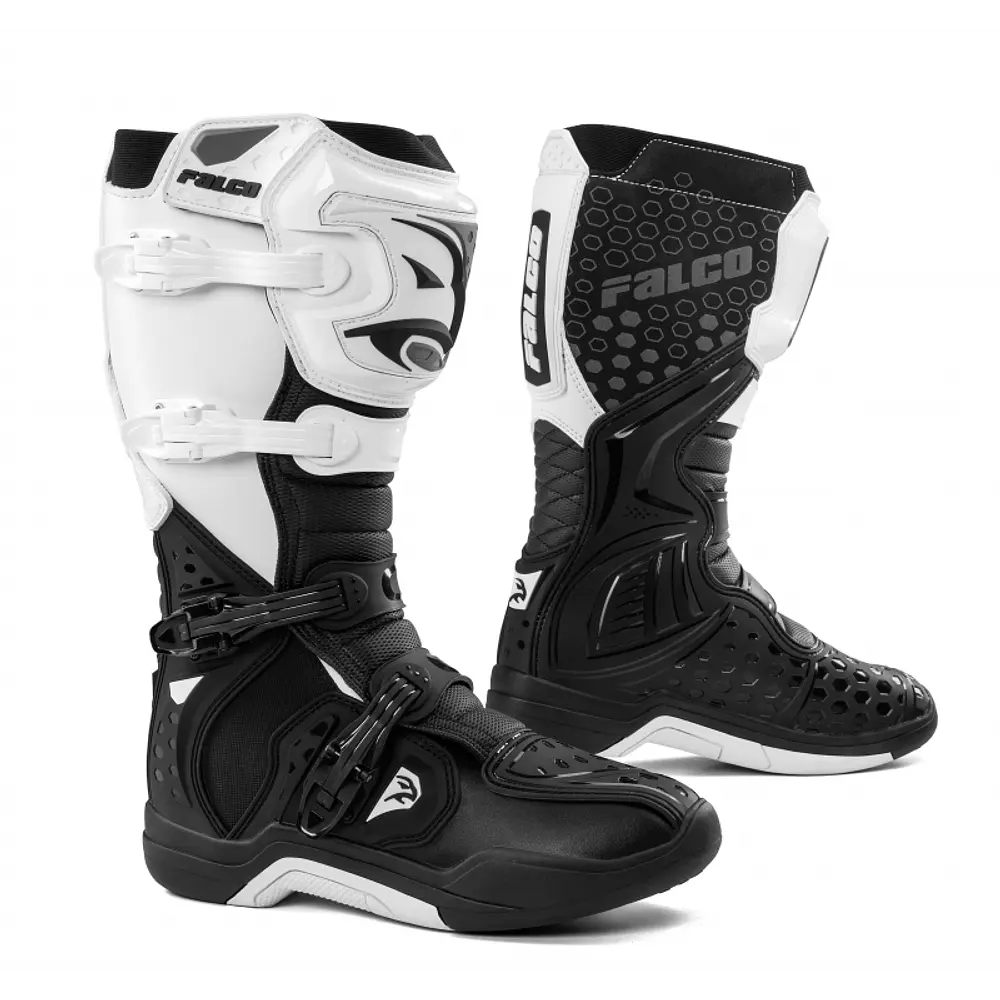 BOTAS DE ENDURO FALCO | LEVEL BLACK/ WHITE